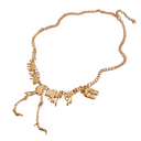 ISABEL-DINO SKELETON NECKLACE