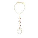 AMIRA-GOLD GEM HANDCHAIN