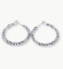 SILVER CLEMENTINE EARRING