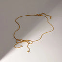 Bow Necklace
