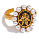 flowery ring