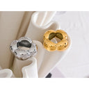 Bubble rose Ring