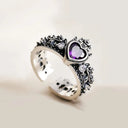 Castle Love Crown Ring