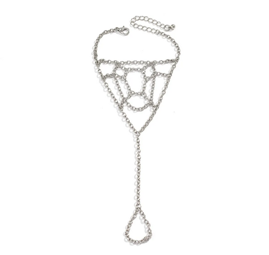 LUNA-SPIDER WEB BRACELET
