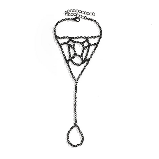 LUNA-SPIDER WEB BRACELET