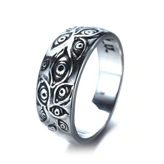 Léa-EYE PATTERN RING