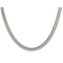 Double Layer Flat Chain  Necklace