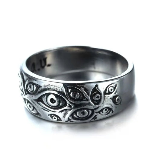Léa-EYE PATTERN RING