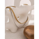 Double Layer Flat Chain  Necklace