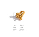 Cross flower Ring