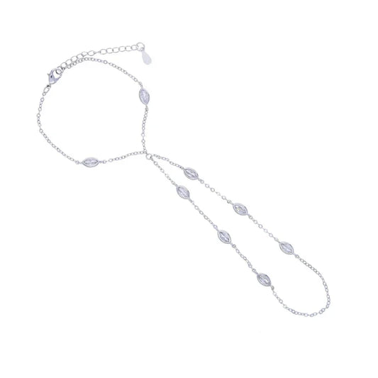 INES-OVAL STONE CHAIN