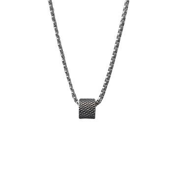 KATE-SILVER BARREL CHAIN