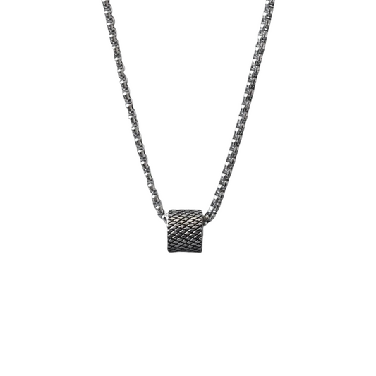 KATE-SILVER BARREL CHAIN
