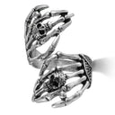 ISABELLA-SKULL HAND RING