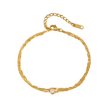 ELEN-DOUBLE CHAIN ELEGANCE