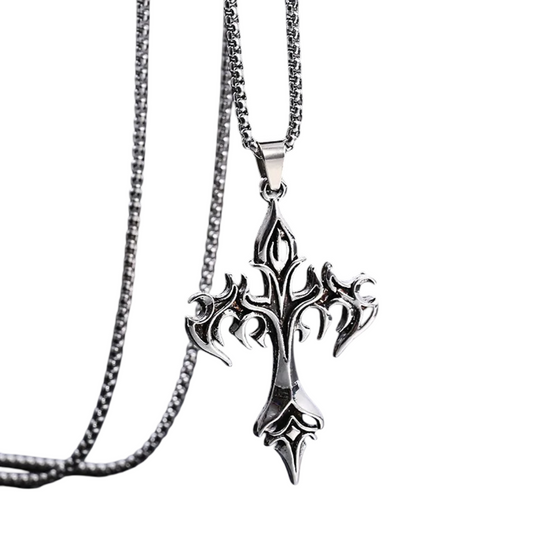 ANNA-DARK FLAME NECKLACE