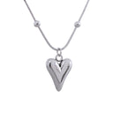 Heart Pendant Chain Necklace