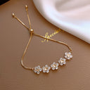 flower bracelet & Ankelt
