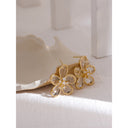 Zir Flower Earrings
