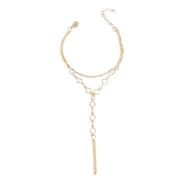 EMILY-CRYSTAL HAND CHAIN