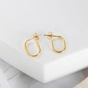 Oval Stud Earrings