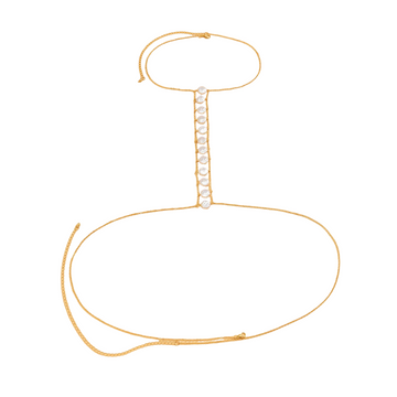 ALINA-PEARL DROP NECKLACE