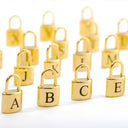 Lock Letter Necklace