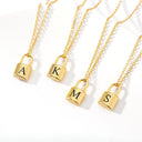 Lock Letter Necklace