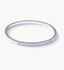 SILVER YVONNE BANGLE BRACELET