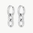 SILVER VIOLA EARRING