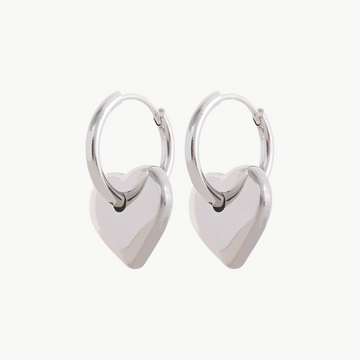 SILVER LOVY EARRING