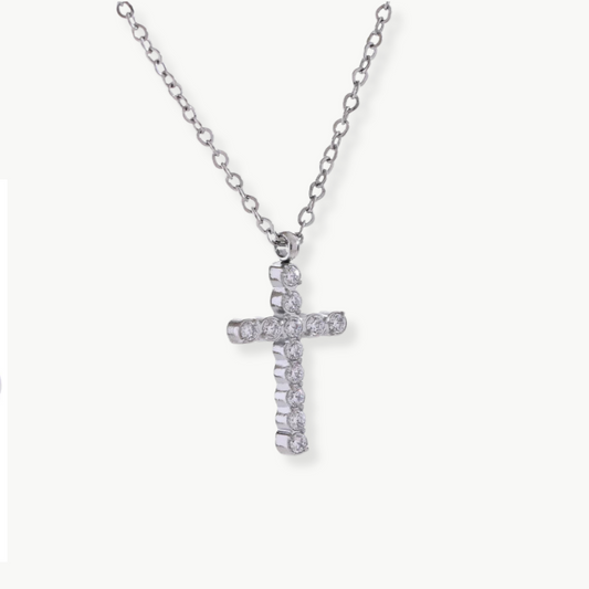 SILVER CRESSIDA NECKLACE