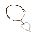 VICTORIA-HEART ROPE NECKLACE