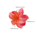Flower Hair Claw Clips