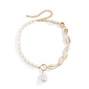 Shell Imitation Pearl Necklace