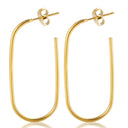 Oval Stud Earrings
